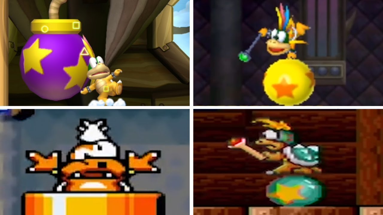 Evolution of - Lemmy Koopa in Super Mario Games