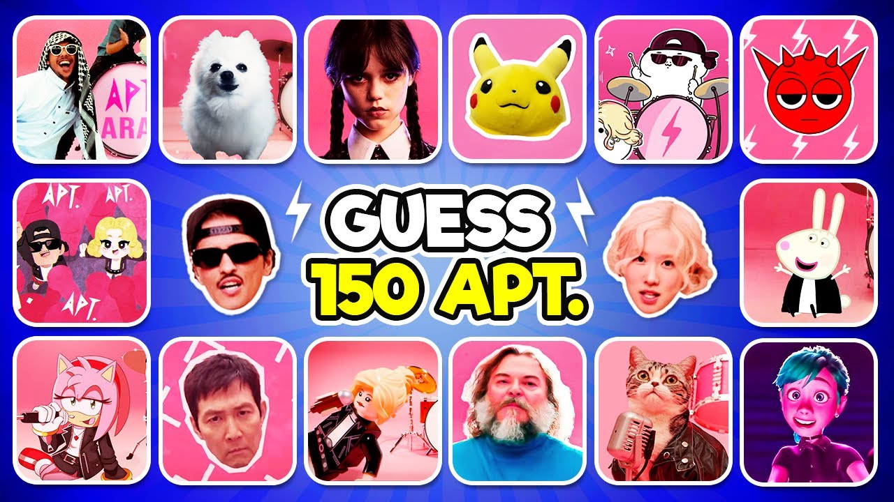 Guess 150 NEW APT Songs & Variants by Their Voice ~ ROSÉ & Bruno Mars APT Song Covers 🎵 APT QUIZ