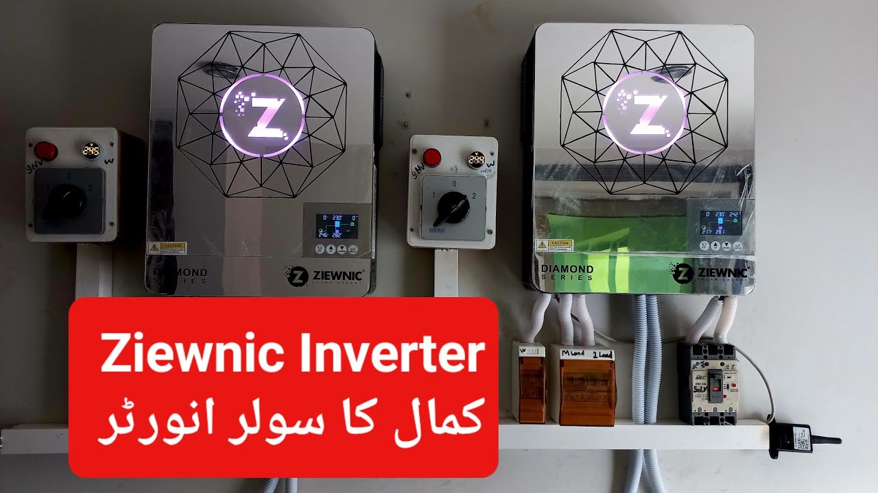 Ziewnic diamond Inverter Solar system 4.5 kw  setting and installation