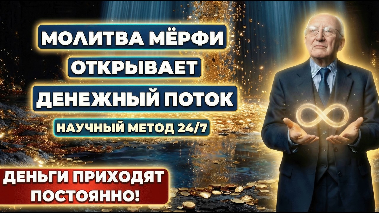 Бесконечное Богатство Начинается Сейчас | Научная Молитва Мёрфи 24/7 💰