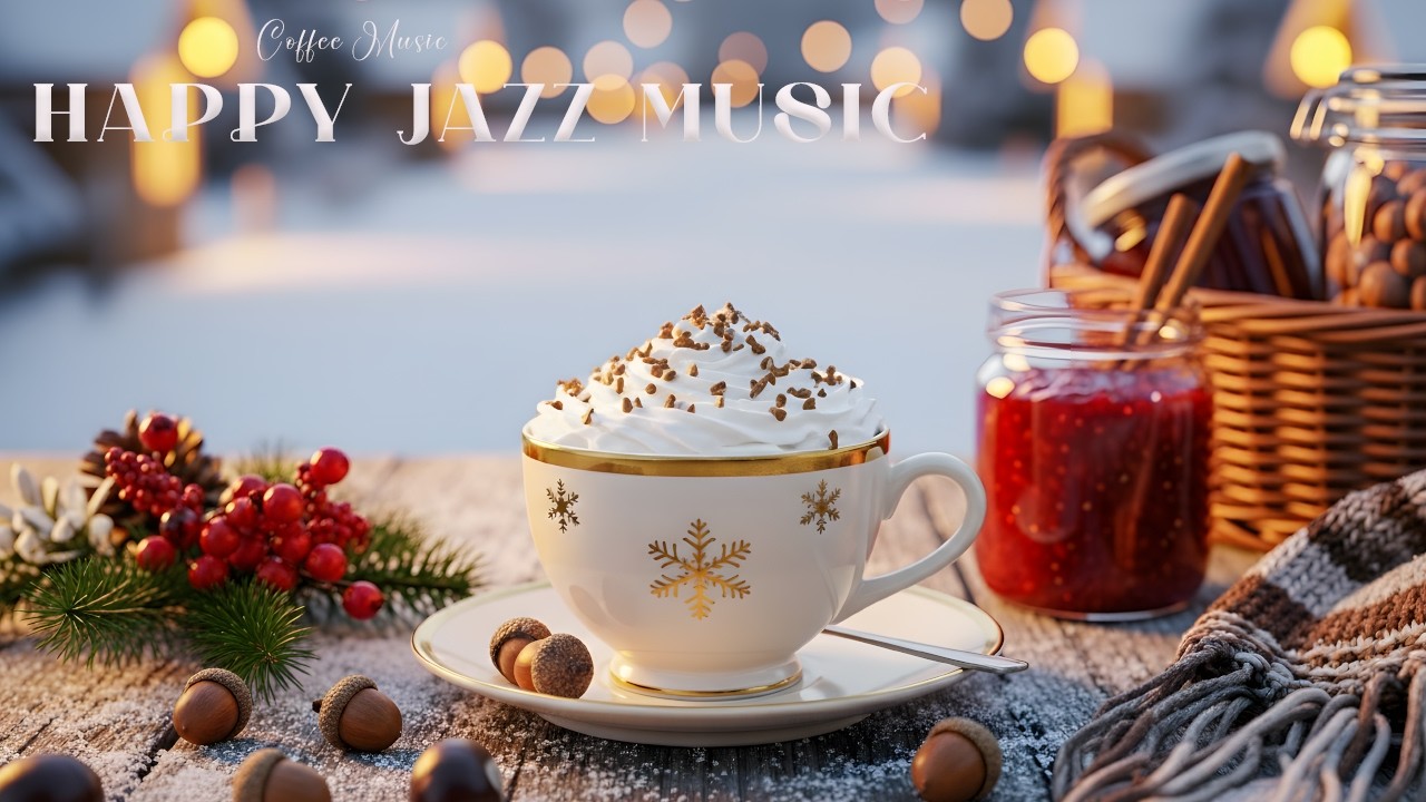 Elegant Jazz Music ☀️ Soft Bossa Nova Coffee for Peaceful Work, Study and Positive Daily Energy