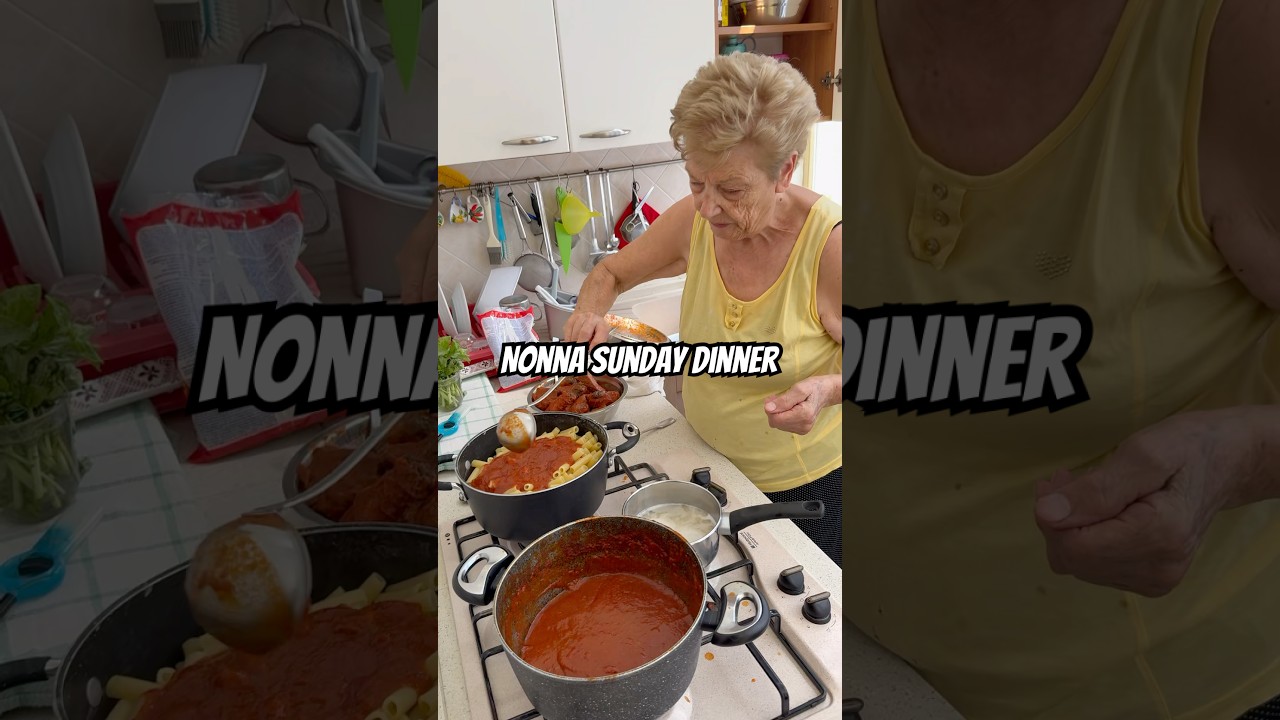 Nonna&rsquo;s Sunday dinner is on another level! 🇮🇹