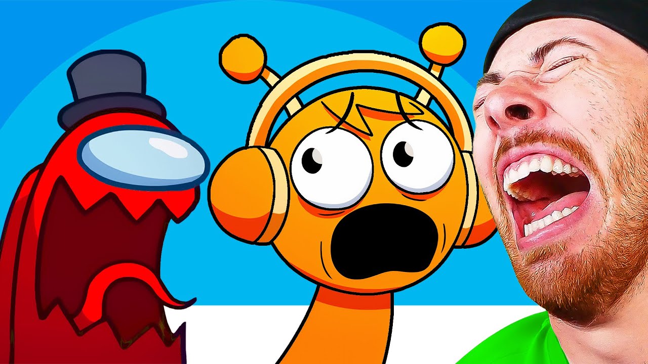 FUNNY ANIMATIONS That will Make you LAUGH (SPRUNKI Among Us)