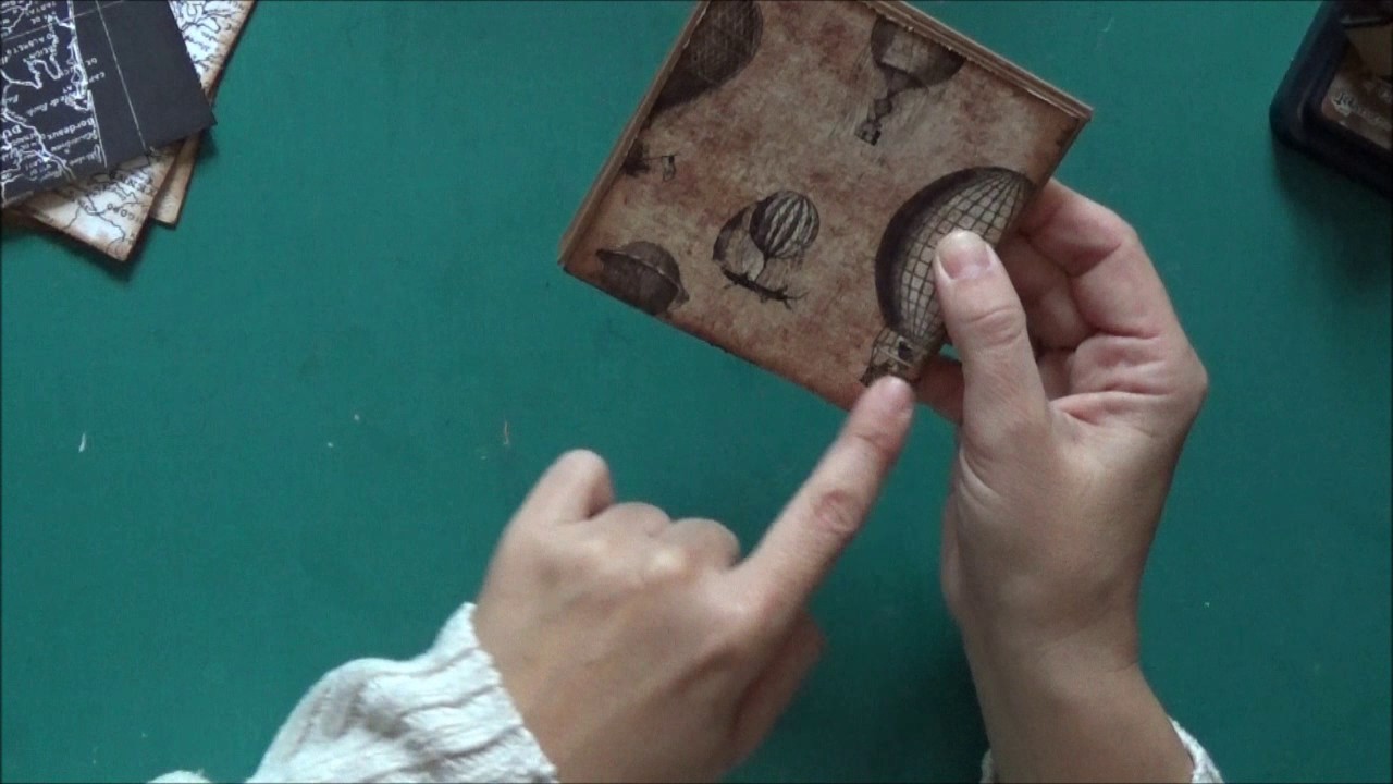 Mini álbum con una sola hoja