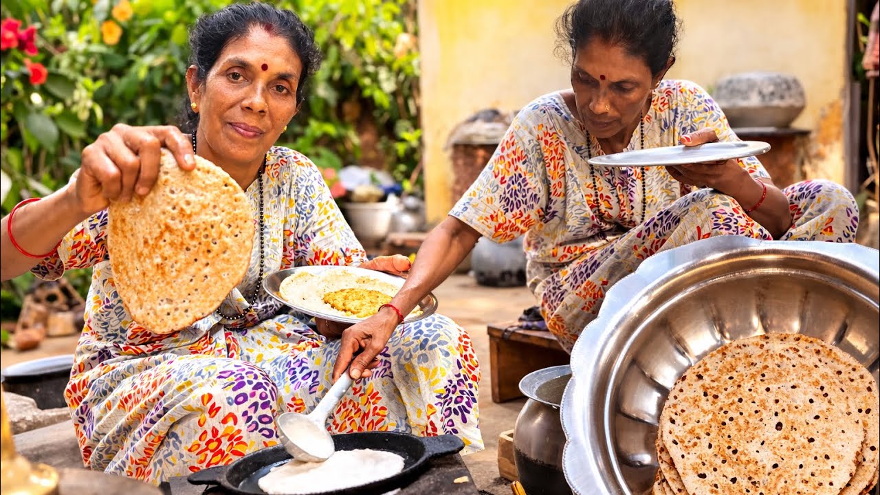 Boiled Rice Dosa | ಕುಚಲಕ್ಕಿ ದೋಸೆ | Village Style Cooking #mangalore #kudla #tulu #breakfast #recipe