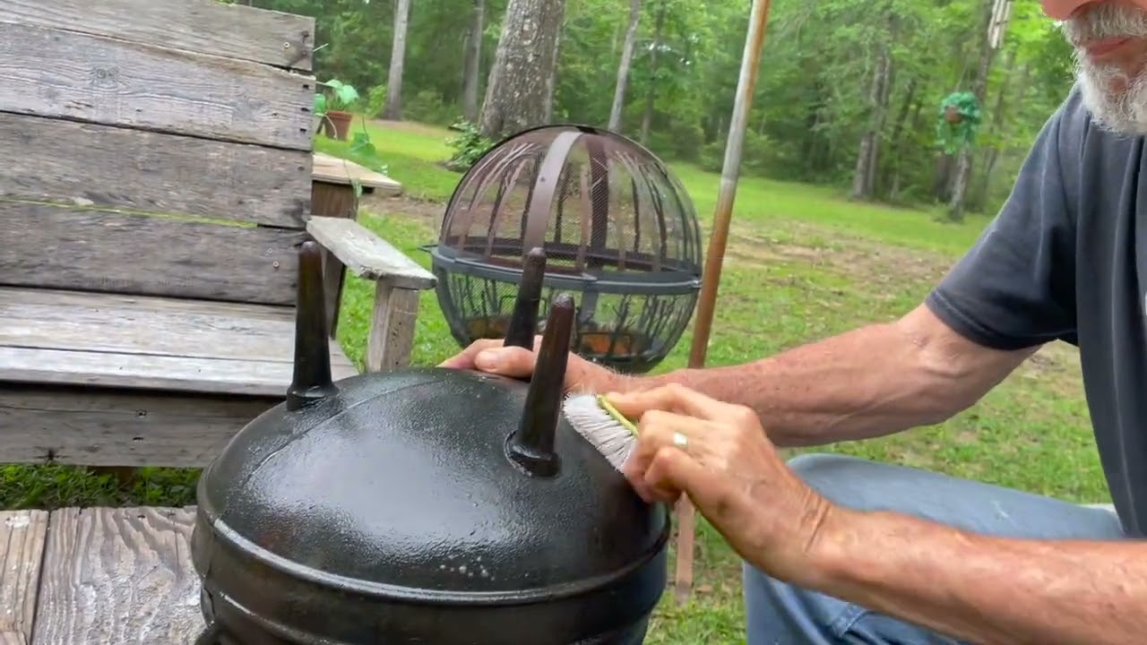 POTJIE POT #4 RESTORATION, Cast Iron Pot