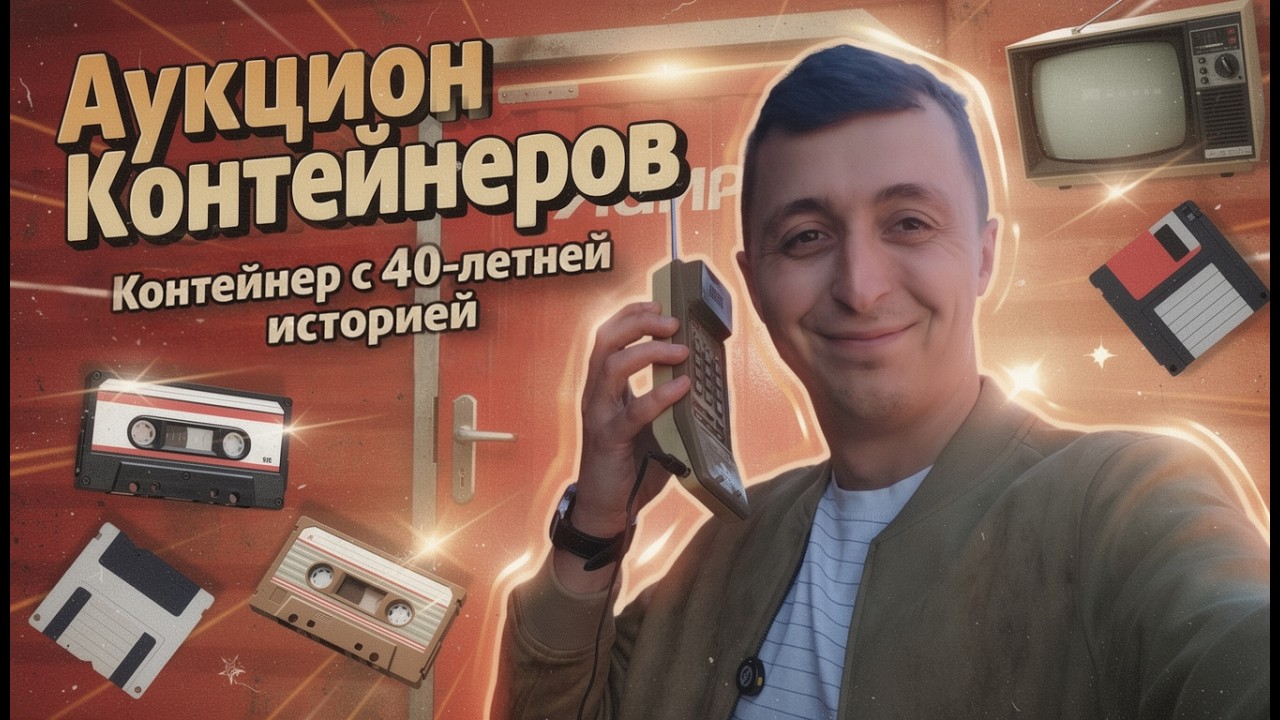 АУКЦИОН КОНТЕЙНЕРОВ. Долгожданное ВОЗВРАЩЕНИЕ. КОНТЕЙНЕР с 40-летней историей.