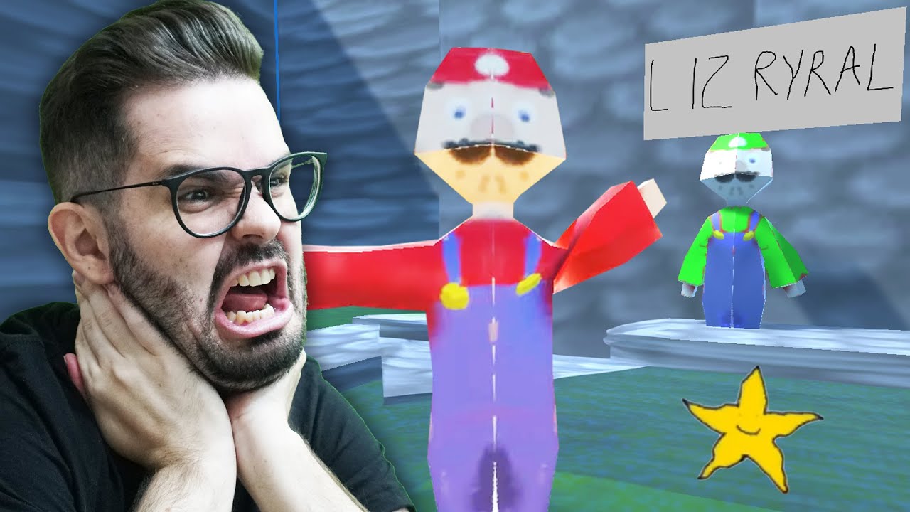 Alguém me ajuda.. esse jogo do Mario é MUITO RUIM! Supra Mayro 64 #02 😂