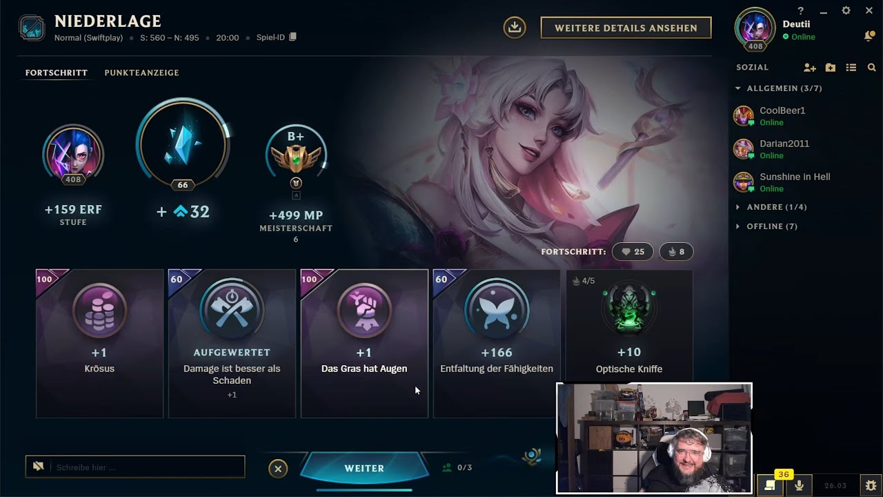 League of Legends | SWIFTPLAY | Lux | B+ | w/friends | 13.02.2026 | 11