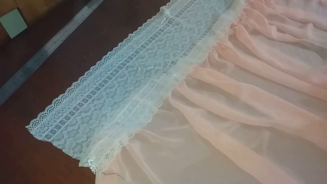 اعادة تدوير طرحة  شيفون الي قميص نوم رائع في دقائق - Recycling Clothes - reciclaje de ropa