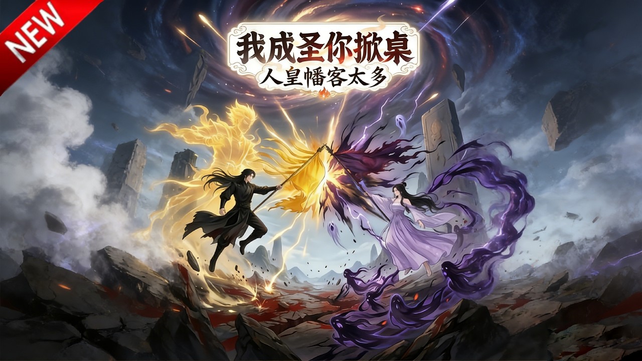 💥【新番上线】天尊陆野重生回少年时代，他斩断情丝凭借前世经验夺取天材地宝，于大道宗扬名，闯天骄古战场夺宝，重铸无敌之路！《我成圣你掀桌，人皇幡客太多》全集Multi SUB #热血 #漫剧 #动漫魔女