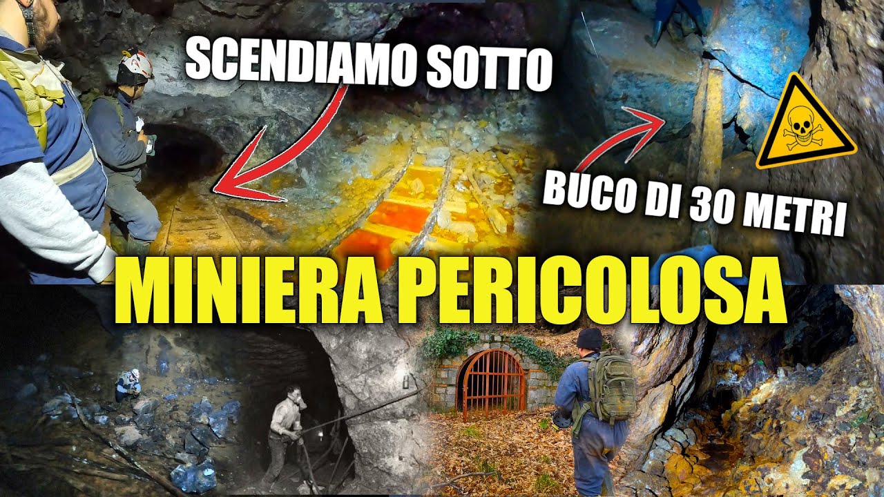 NEL CUORE DELLA MONTAGNA DOVE SCORRE UN FIUME SOTTERRANEO: ESPLORIAMO ANTICHE MINIERE ABBANDONATE!