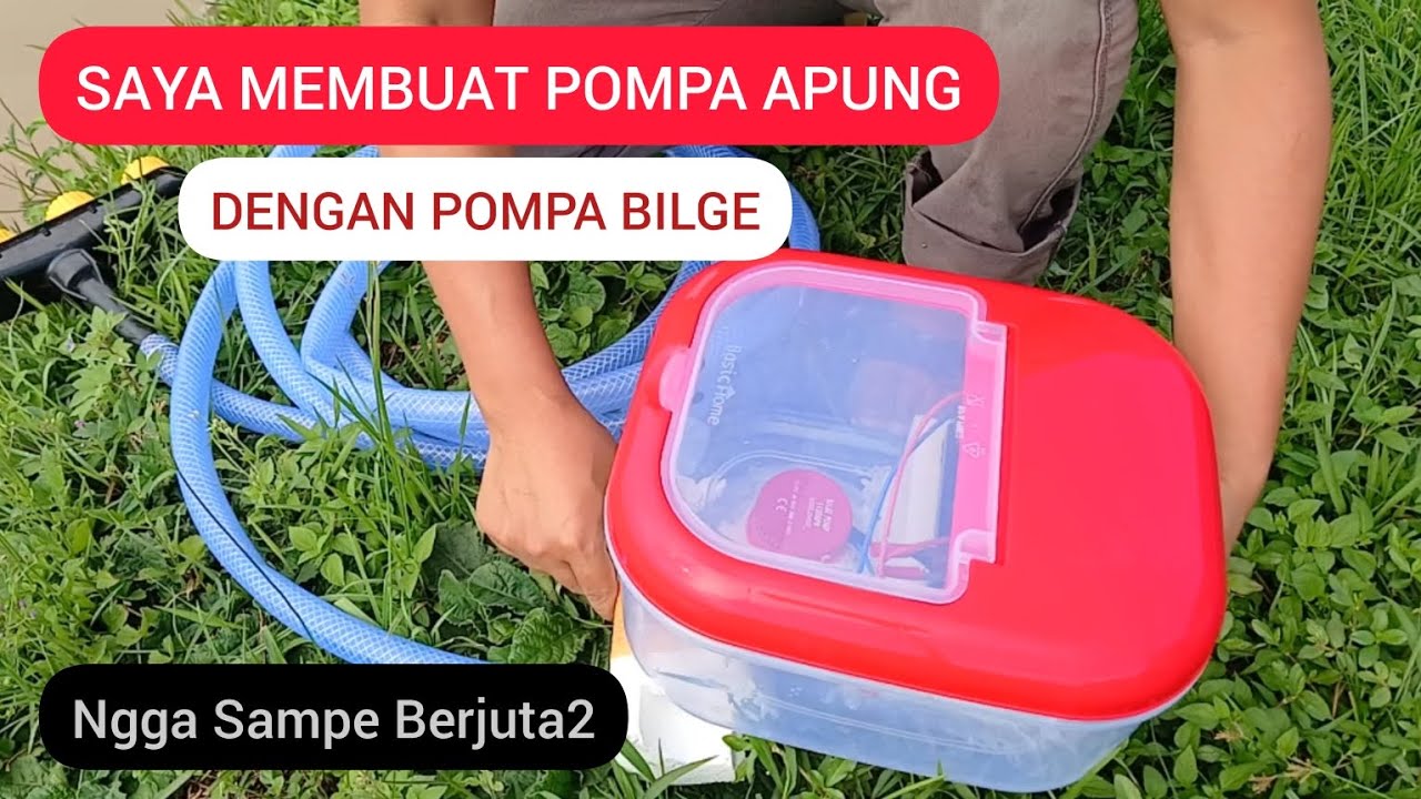 Pompa Bilge bisa digunakan sebagai pompa apung dengan semburan yang kuat | Floating Pump