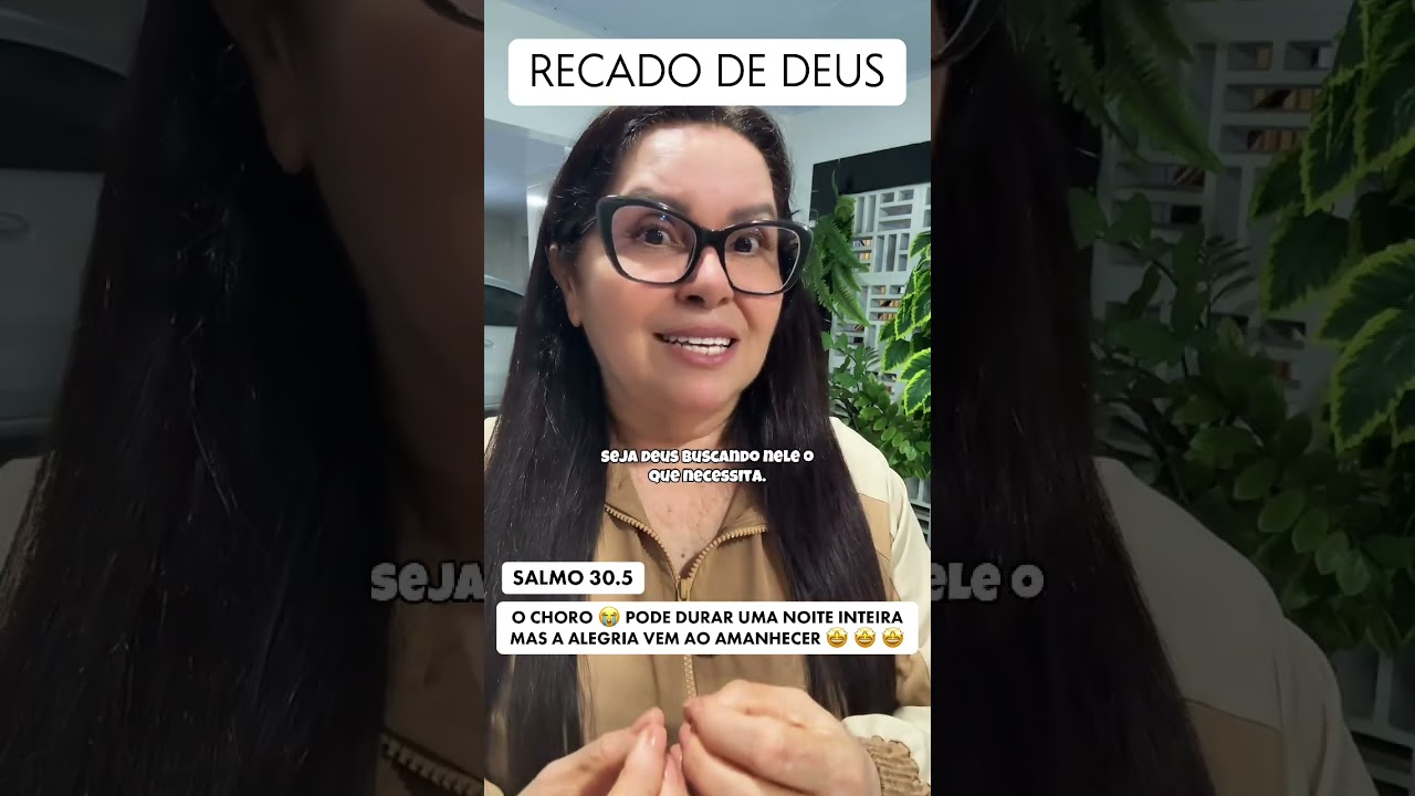 O CHORO DURA UMA NOITE MAS A ALEGRIA VEM AO AMANHECER 🤩🤩🤩