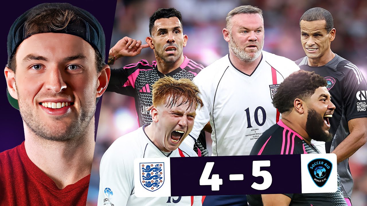 Reacting to England vs World XI UNICEF Soccer Aid 2025!