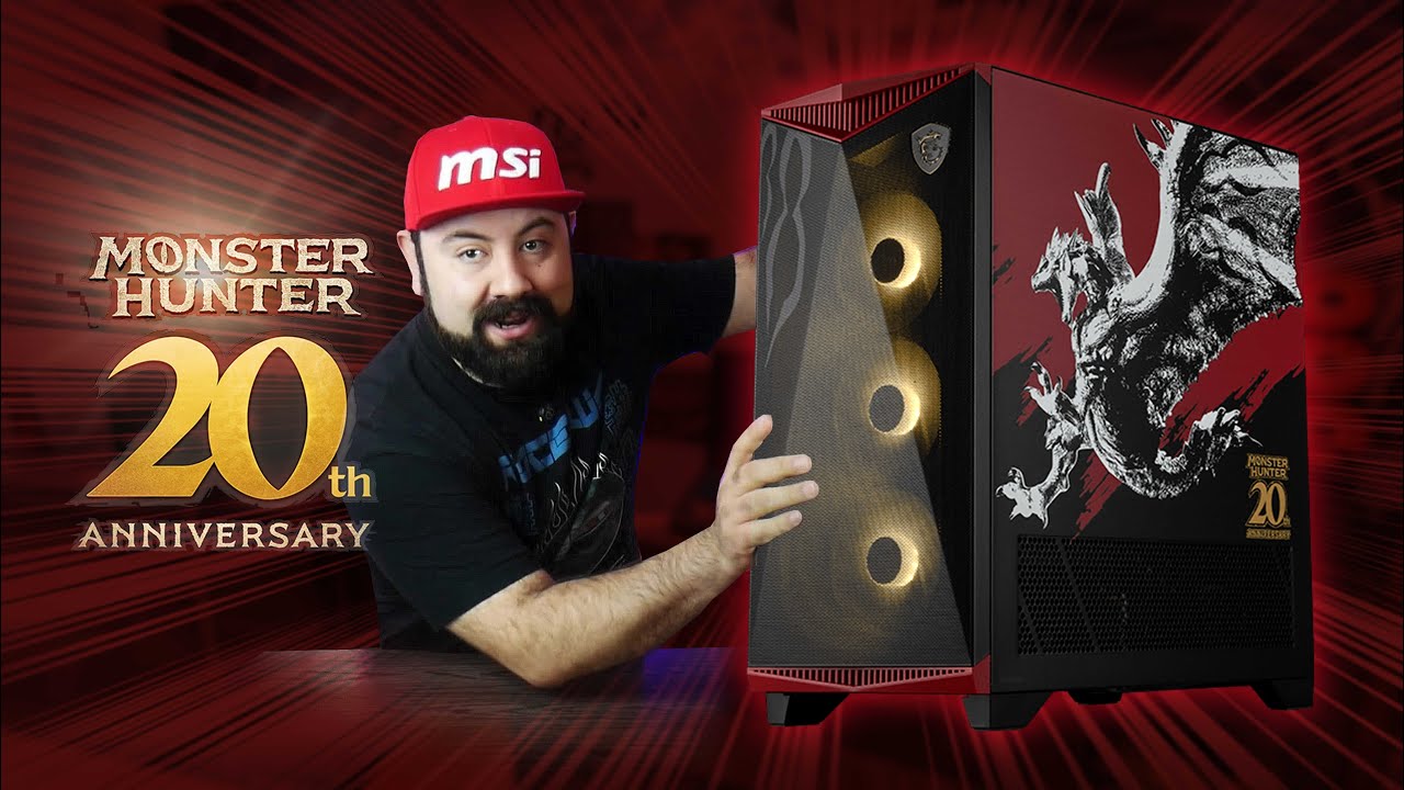 MONSTER HUNTER 20 Aniversario! CAPCOM x MSI con el Gabinete MPG Gungnir 300 edición limitada!