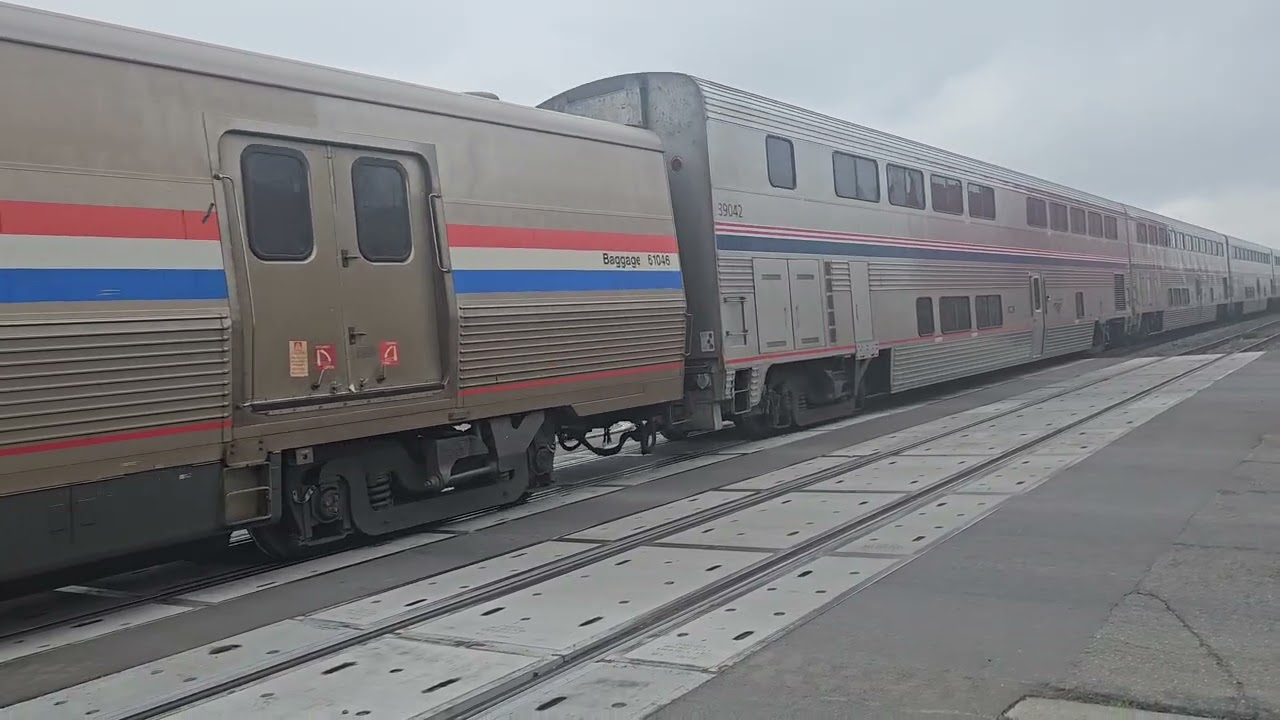 Coast Starlight Train #11 to Los Angeles #valentinesday #fypシ゚viral #fypシ #amtrak 