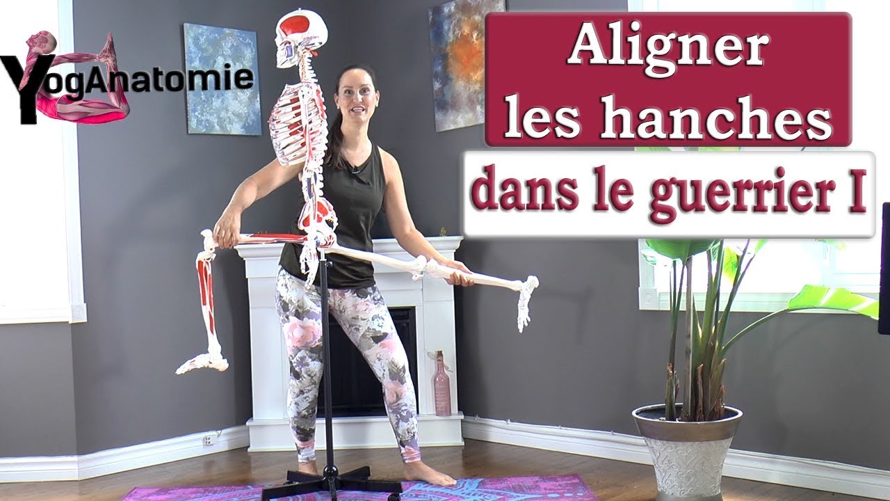 YogAnatomie : Aligner les hanches dans le guerrier I (123/365)