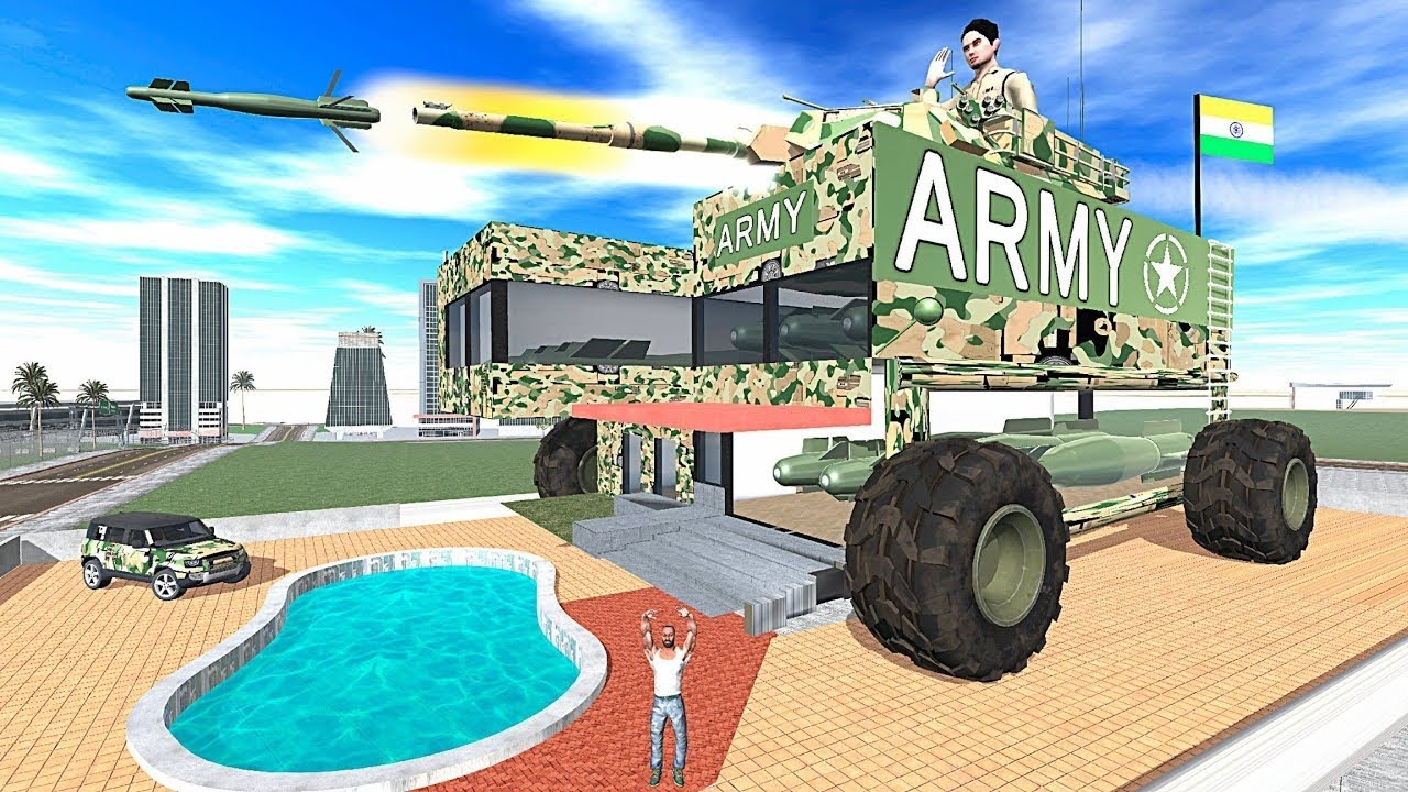 Franklin Change House to Army Tank – Indian Bikes Driving 3D