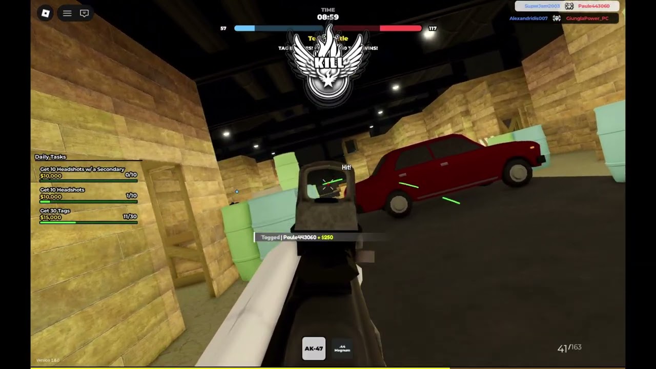 Airsoft battles gameplay