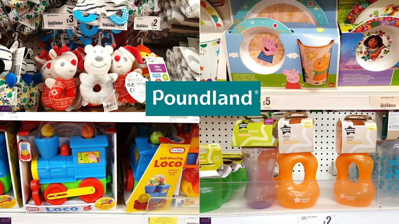 Pound Land Baby Stuff/Baby Accessories/ Toys/Water Cup/Baby Dummy  Shop With Me At poundland 2022