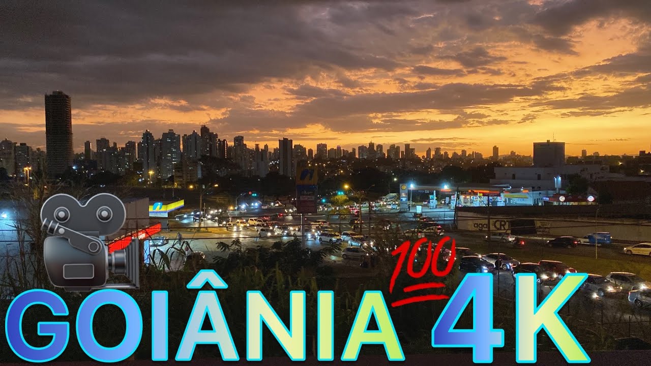 GOIÂNIA[4K] GOIÁS BRASIL 🇧🇷| GOPRO HERO 9 🎥💯🏙🌃