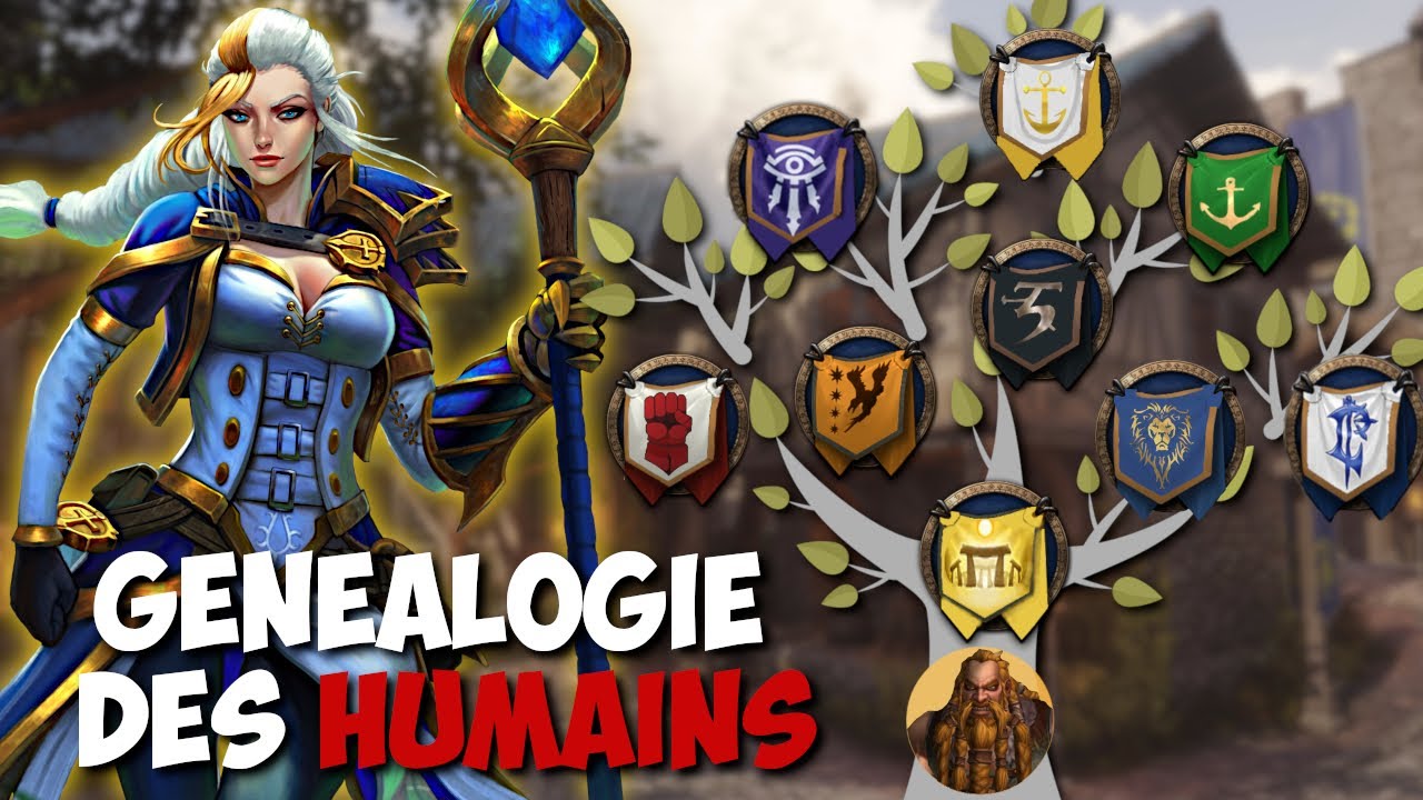 Histoire des 8 Nations humaines (Généalogie de la Race Humaine dans Warcraft)