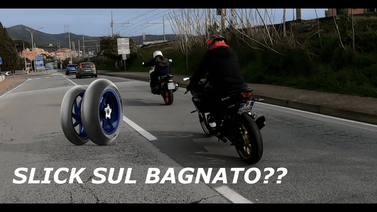 KTM DUKE 790 POV | CON LE SLICK SUL BAGNATO