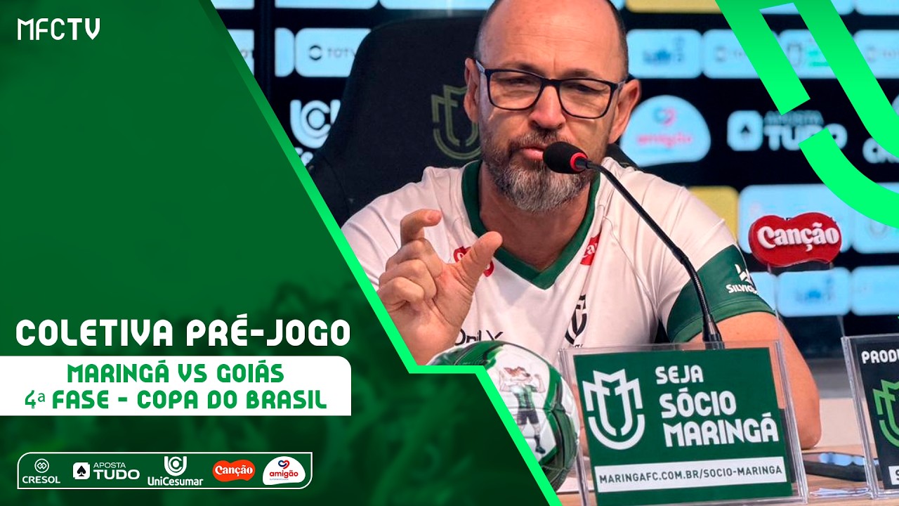 Coletiva pré-jogo - Moisés Egert e Paulinho - Maringá FC x Goiás 4ª Fase Copa do Brasil 2026
