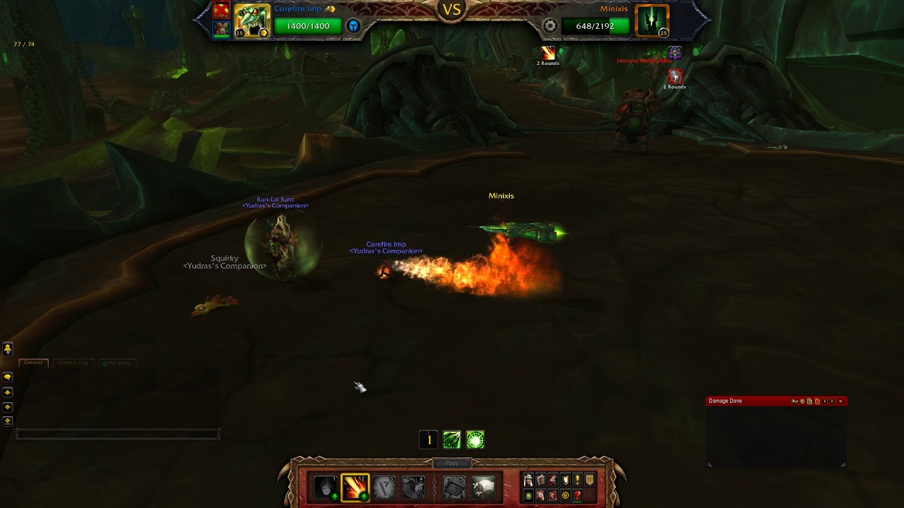 WOW - Pet Battle - Minixis - Full Humanoid Team