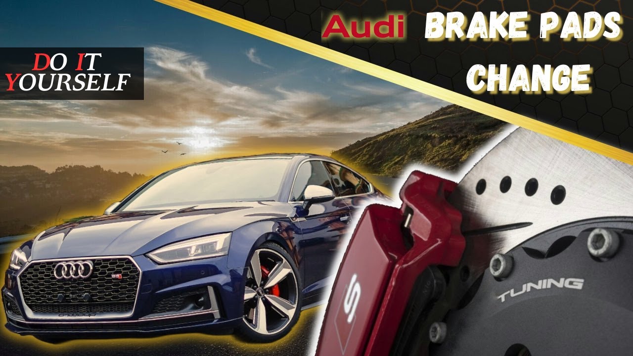 How To Change Rear Brake Pads On Audi S5/A5 & S4/A4 B9 - Step By Step Audi Brakes Replacement