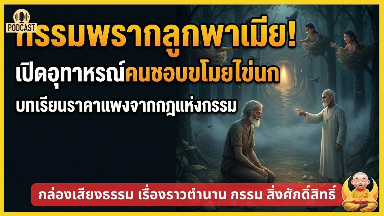 กรรมพรากลูกพรากเมีย! เปิดอุทาหรณ์คนชอบขโมยไข่นก บทเรียนราคาแพงจากกฎแห่งกรรม | กล่องเสียงธรรม