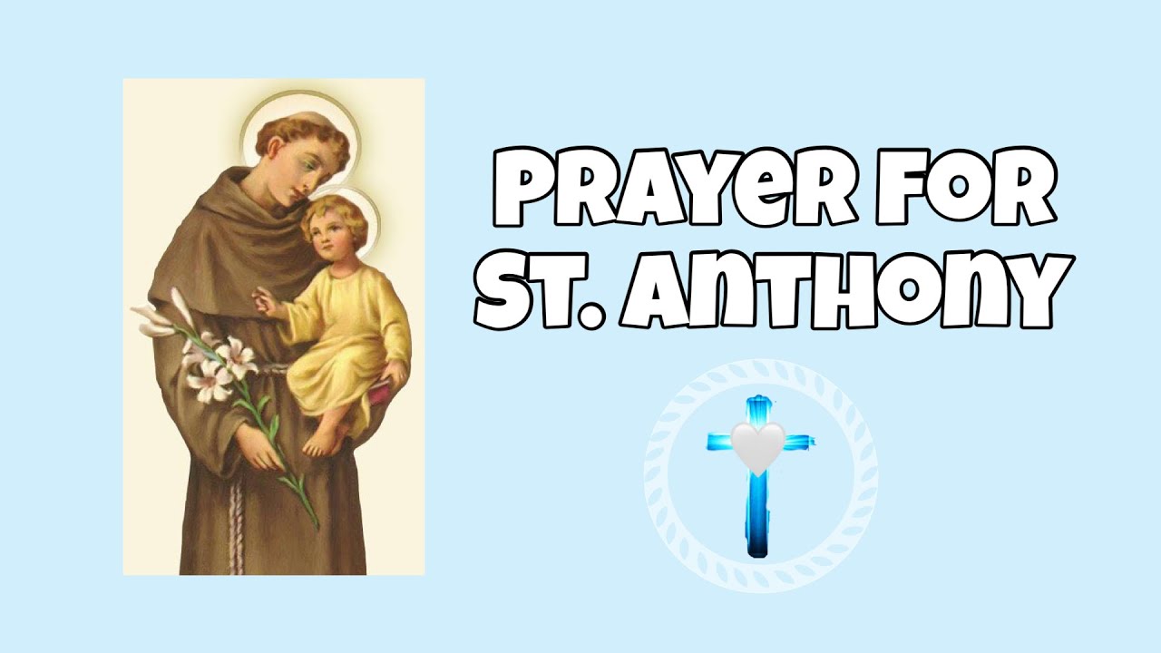 Prayer for St. Anthony | study and examination | White Prayer