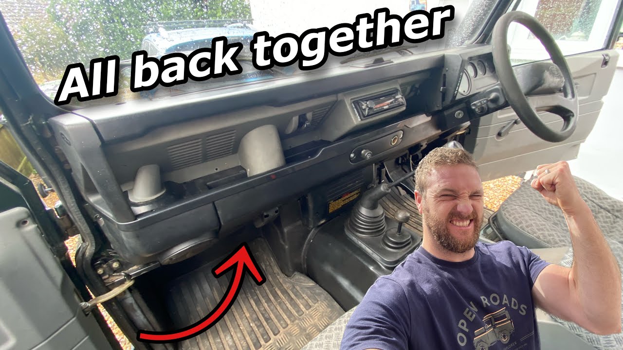 Rebuilding my Land Rover Defender dashboard