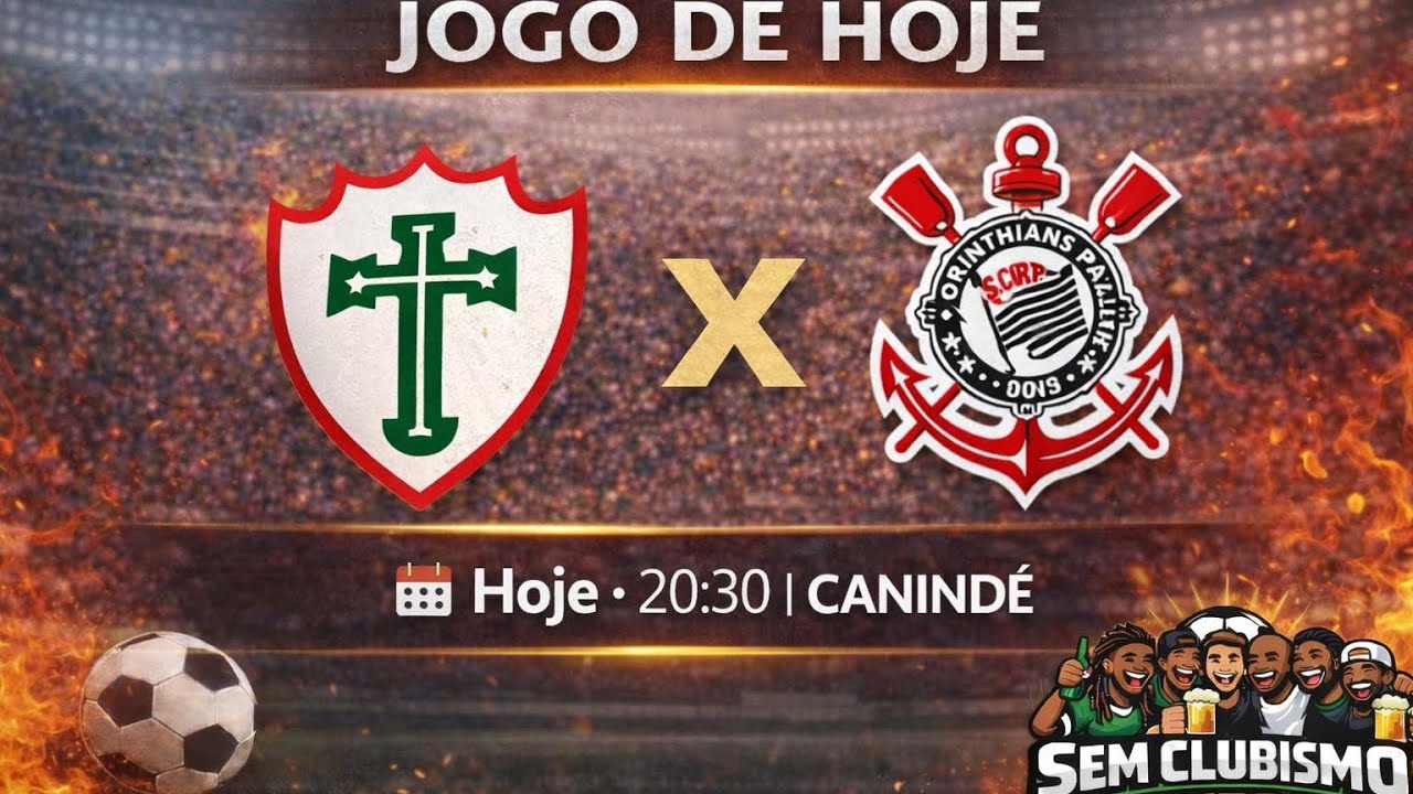 REACT  PORTUGUESA X CORINTHIANS. 22/02 