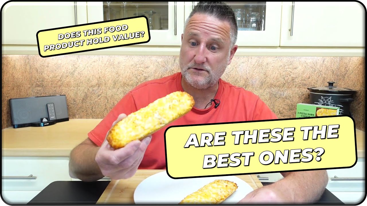 I Can't Believe This 50p Pizza Sub Tastes SO Good! - Iceland 2 Pizza Subs Cheese & Tomato Review