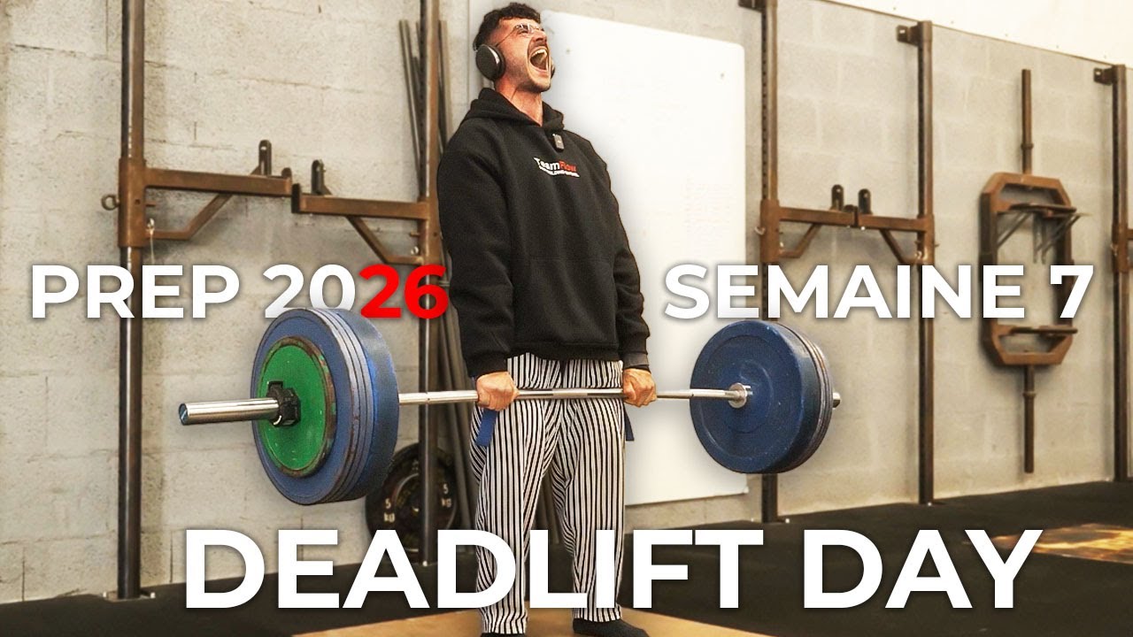 MA SÉANCE CHAÎNE POSTÉRIEURE EN PRÉP | POURQUOI TU DEVRAIS FAIRE DU DEADLIFT ? - GAME TIME ep. 06