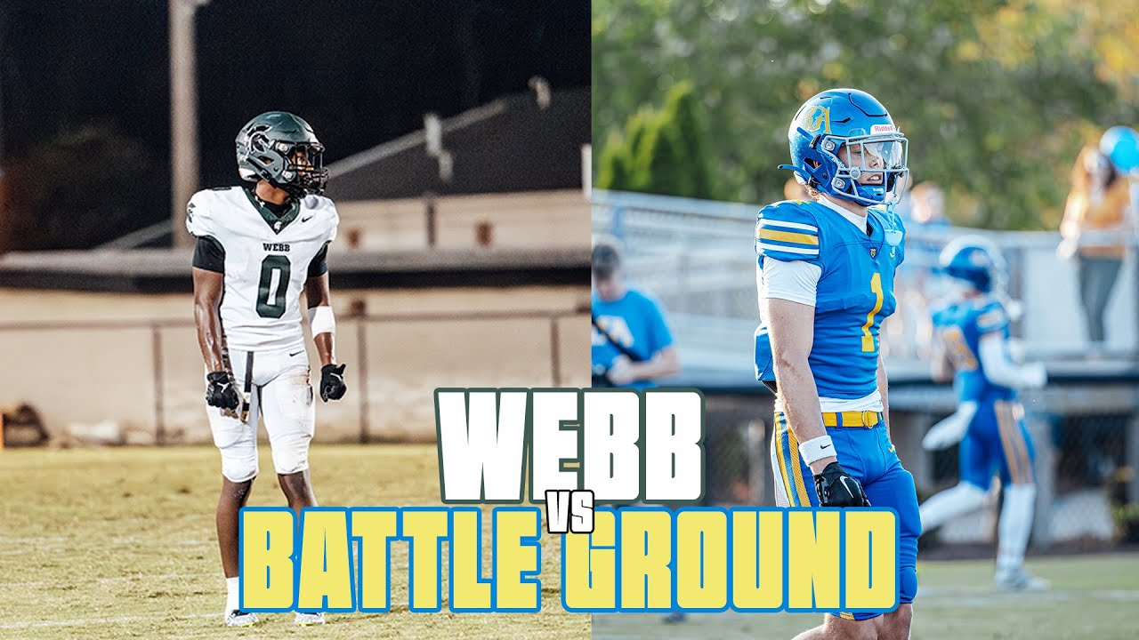FOOTBALL IS BACK!!! Webb (TN) vs Battle Ground Academy (TN) QB1 WENT OFF 😳