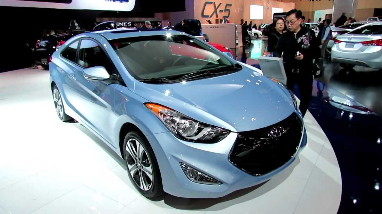 2013 Hyundai Elantra Coupe Exterior at 2012 Toronto Auto Show