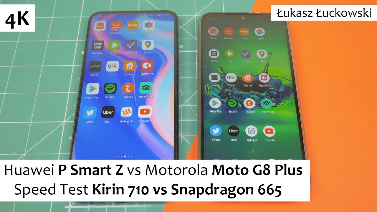 Huawei P Smart Z vs Motorola Moto G8 Plus ❗❗❗ | Speed Test | Kirin 710 vs Snapdragon 665