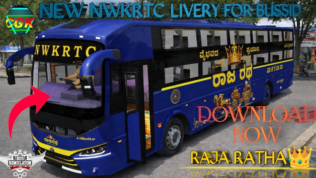 Brand New NWKRTC [ರಾಜರಥ]Livery for Capella BS6 Bus Mod||#karnatakabusmod #NWKRTC #CGK #Newbusmod