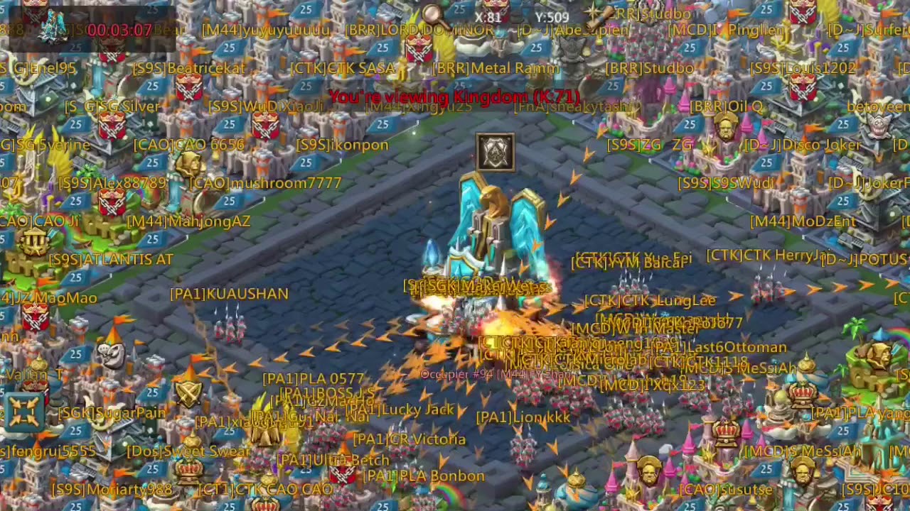 Lords Mobile - Baron War - Every Strongest Guilds Are Fighting K71
