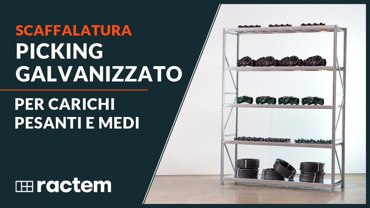 Scaffalature Picking Galva per carichi medi e pesanti