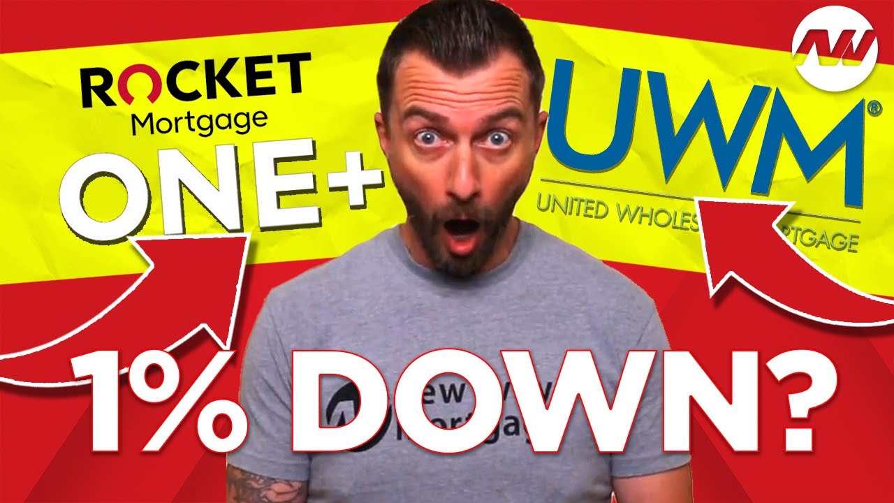 Rocket vs. UWM - Who Got the BEST 1% Down Payment Mortgage Program? 🤯💯
