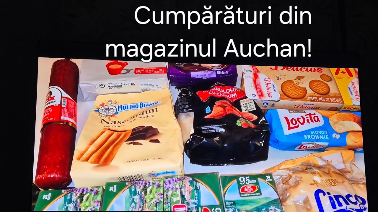 Haul alimentar Auchan/Povestesc cu voi!🥰