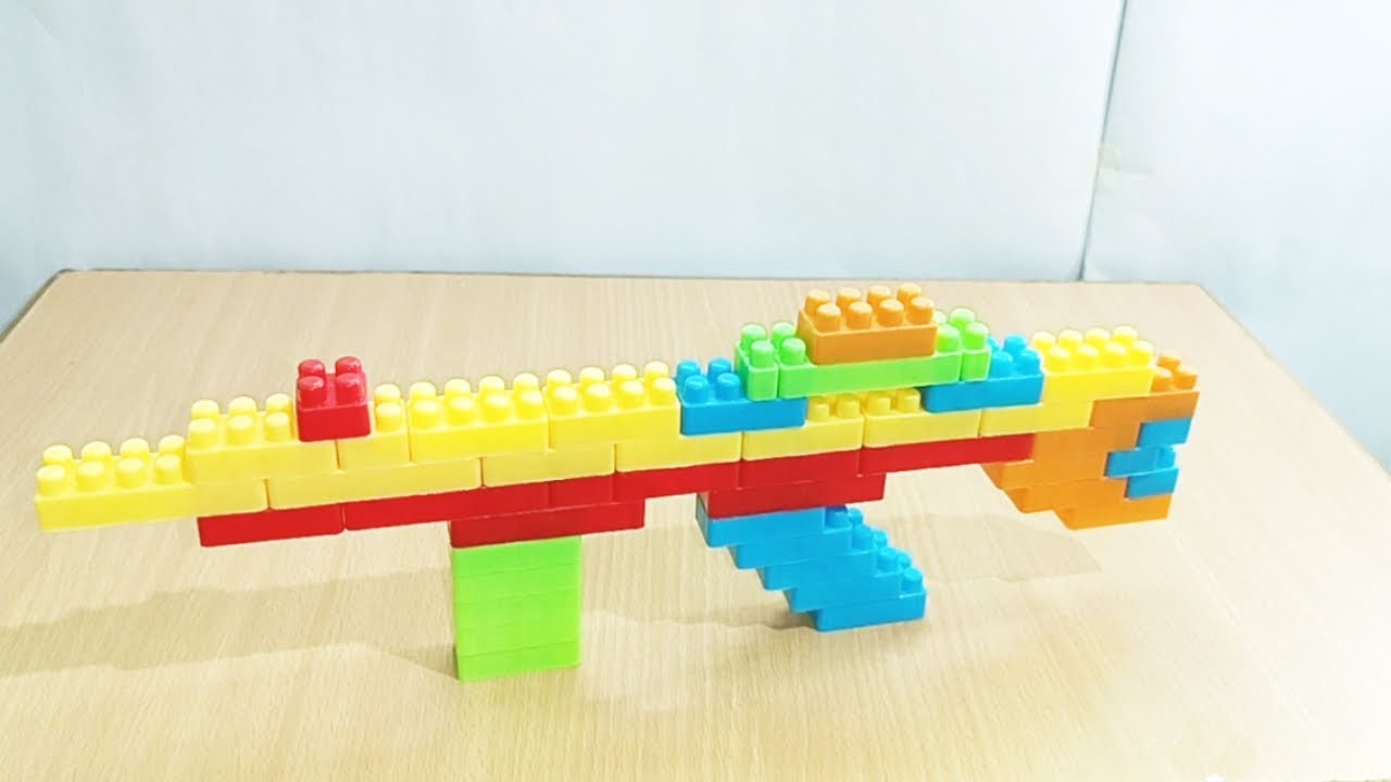 Building Blocks Gun / Making of Gun with Building Blocks for Kids / Block Gun
