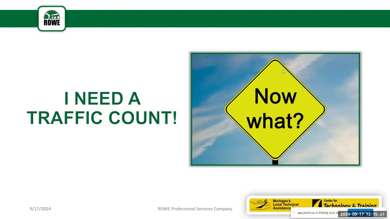 The Basics of Traffic Counts