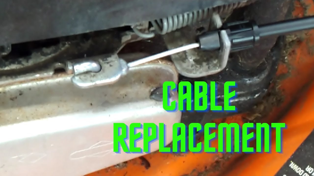 Husqvarna lawn mower cable replacement. many MTD products similar process.