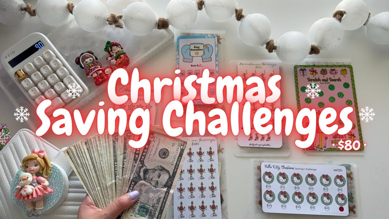 Christmas Saving Challenges $90 ✨