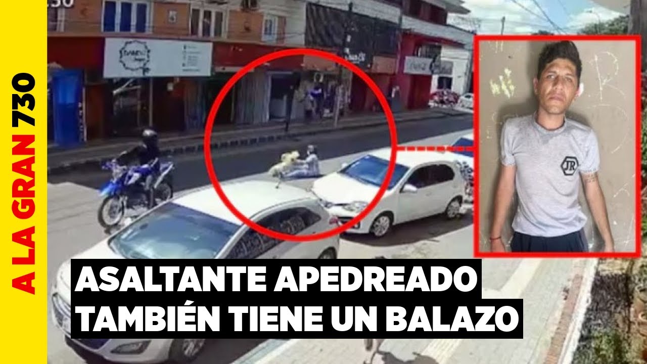 Supuesto asaltante apedreado en Luque también tiene un balazo en la cara